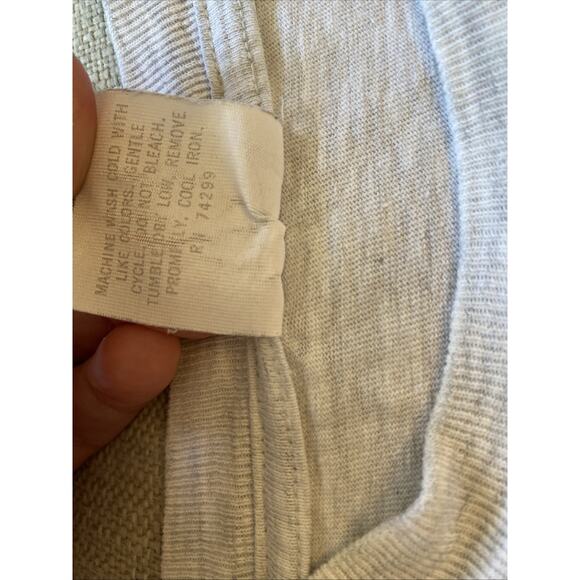 Canadian Mist Gray T-Shirt XL Single Stitch Vintage 80s 90s Wolf Logo Tee - Picture 9 of 13